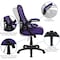 Flash Furniture Office Chair, Mesh, Purple HL-0016-1-BK-PUR-GG - alternate 5